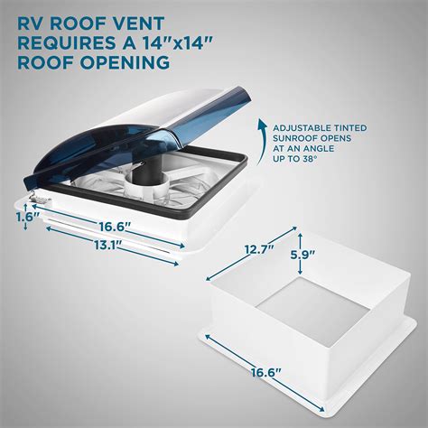 Mua Hike Crew Rv Roof Vent Fan W Remote V Speed Intake