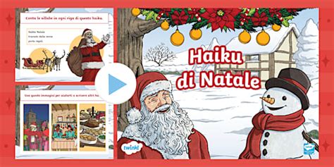 Haiku Di Natale PowerPoint L Enseignant A Fait Twinkl