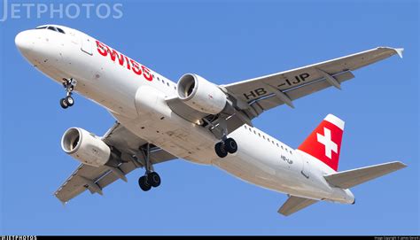 HB IJP Airbus A320 214 Swiss James Gerard JetPhotos