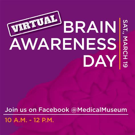 Natl Mus Health Medi On Twitter Our Brain Awareness Day Virtual