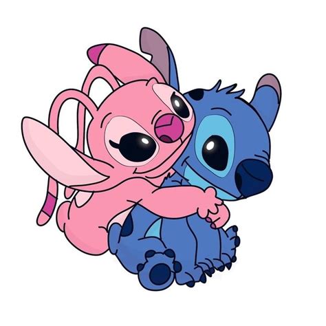 Stitch E Angel Stitch Drawing Stitch Cartoon Stitch And Angel