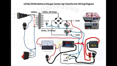 Vdc Vdc Battery Charger Center Tapped Transformer Wiring Diagram