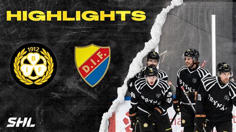 HIGHLIGHTS Brynäs Djurgården YouTube