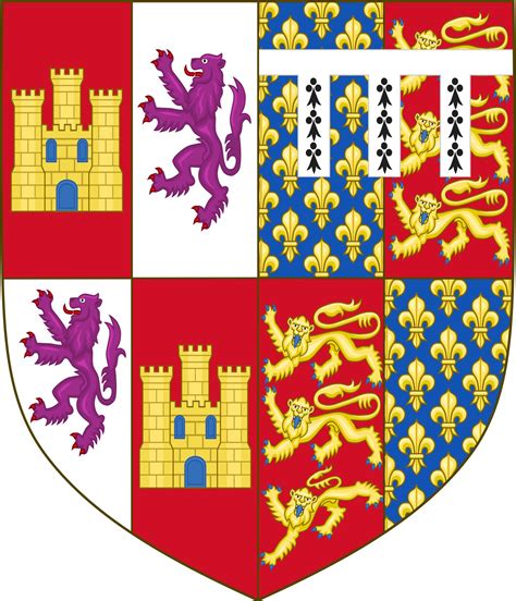 Coat of arms of John of Gaunt, 3rd son of Edward III of England, uncle ...