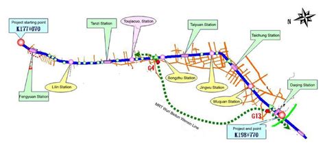 Mrt Elevated Railway System In Taichung Schematic Diagram 6