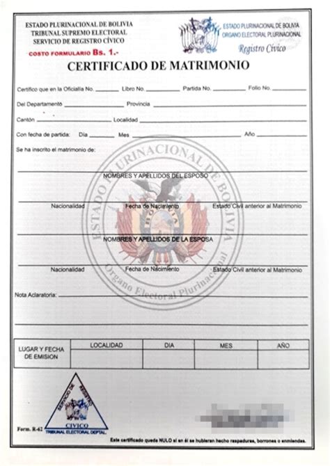 Certificado De Matrimonio Bolivia Porn Sex Picture