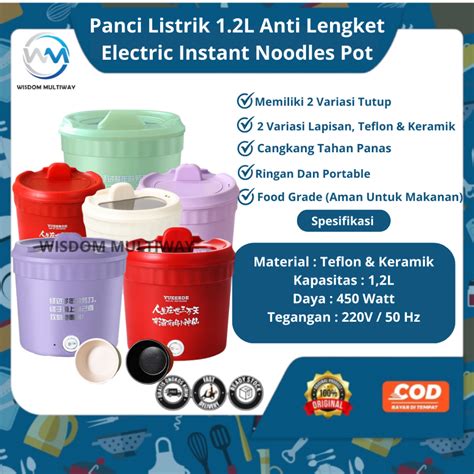 Jual Panci Listrik Serbaguna L Anti Lengket Panci Listrik Low Watt