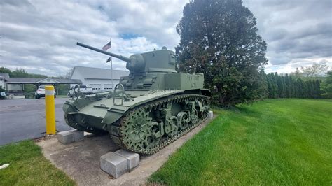 M Stuart Light Tank Looks Ready For Battle In New York Parking Lot Is