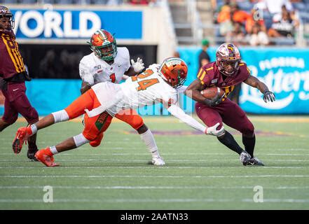 Bethune Cookman Wide Receiver Jimmie Robinson Returns A Kickoff As