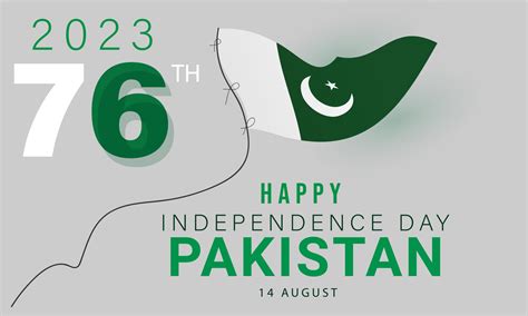 14th August Happy Independence Day Pakistan Background Banner Card