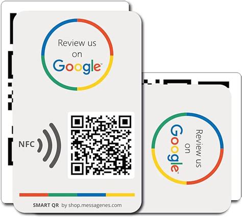 Messagenes Tarjeta Pvc Rese As Google Qr Y Nfc Tarjeta Placa Codigo