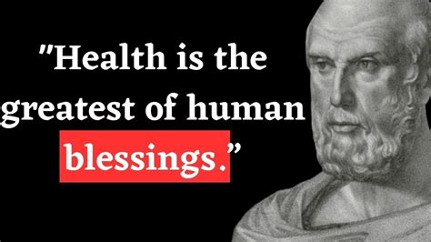 Hippocrates Greatest Quotes Hippocrates Quotes Quotes For All Youtube