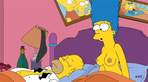 Rule 34 Animated Female Homer Simpson Human Male Marge Simpson The Simpsons Wvs 937366