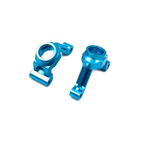 Xtra Speed Alu Radträger hinten 2 für Tamiya DT 03 blau