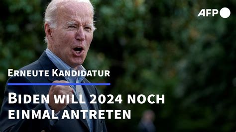 Biden Verk Ndet Offiziell Kandidatur F R Zweite Amtszeit Afp Youtube