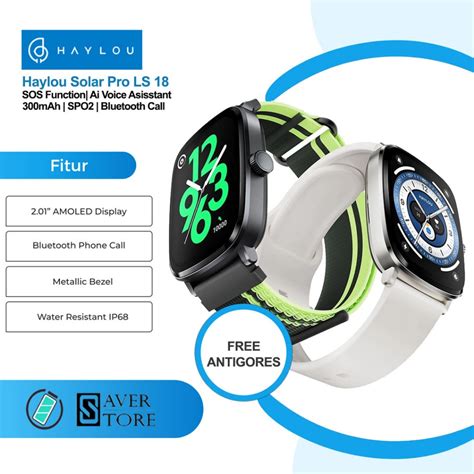 Jual Smart Watch Haylou RS5 Jam Tangan Pintar Amoled Haylou Ls19 Spo2