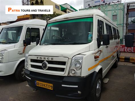 Hire Ac Seater Tempo Traveller In Odisha Patra Tours And Travels