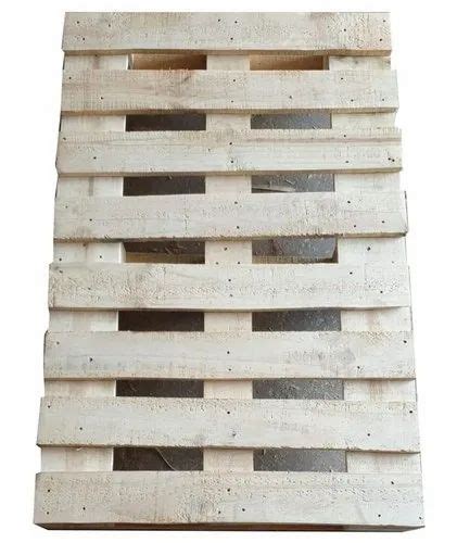 Brown Rectangular Two Way Wooden Pallet For Packaging Capacity 50kg