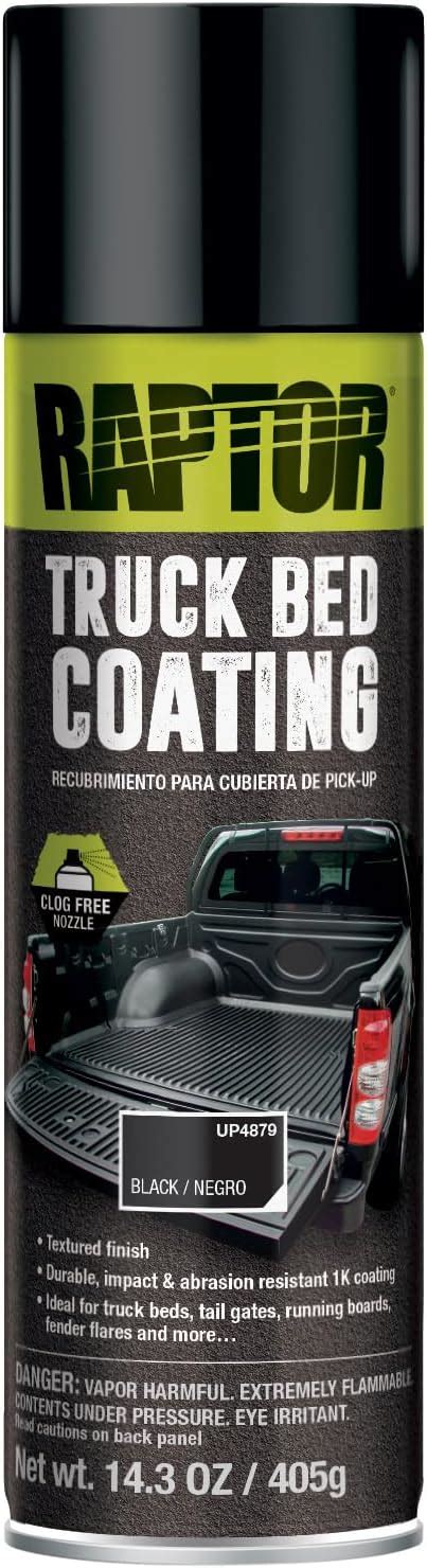 U POL Raptor 1K Truck Bed Coating Aerosol Black Bed Liners Amazon