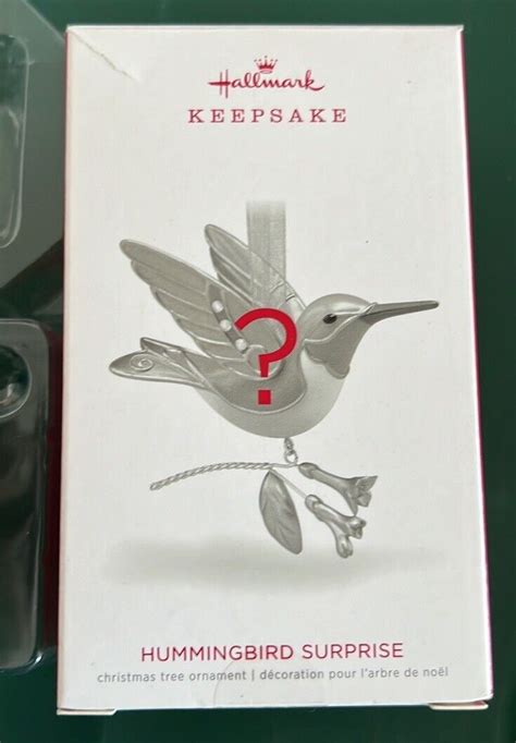 Hallmark Hummingbird Surprise Blue Green Bird 2018 Ornament NIB EBay