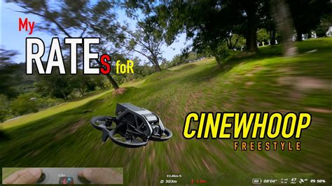 Dji Avata M Mode My Rates Setting For Cinewhoop Freestyle