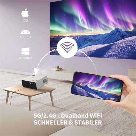 WEWATCH V51PRO 4K Android projektor 19000 lumenů 5G WiFi BT NOVÉzáruka