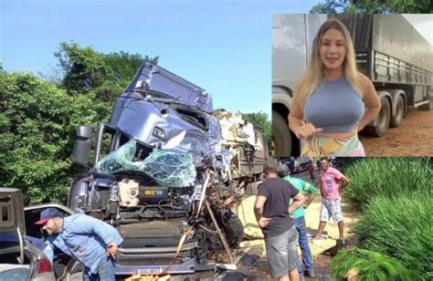 Vídeo Caminhoneira e youtuber Aline Füchter sofre grave acidente em MT