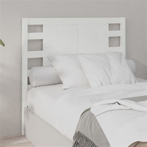 T Te De Lit Blanc En Bois Massif De Pin Alomejor X X Cm