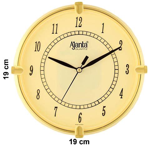 Buy Ajanta Ivory Wall Clock Iv Online From Shopclues