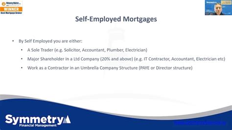 Webinar Self Employed Mortgages Symmetry Financial Management