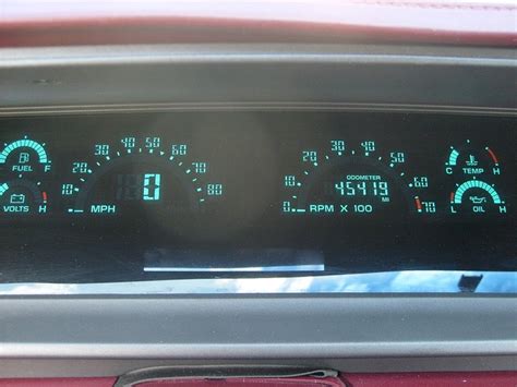 Futuristic Digital Dashboard Of 1990 Oldsmobile Cutlass Supreme