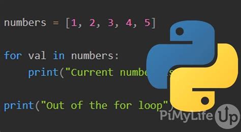 How To Use The Python For Loop Pi My Life Up