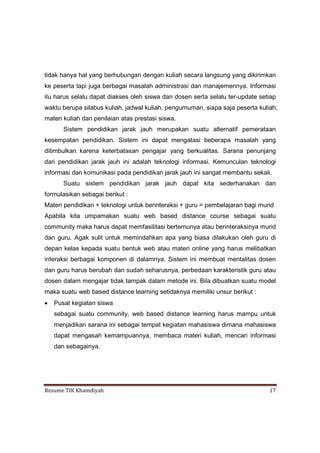 Resume Tik Khamdiyah Pdf