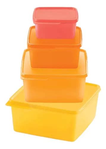 Tupperware Pack 4 Recipientes Practi Refri 5l 2 5 1 2l 500ml Envío gratis