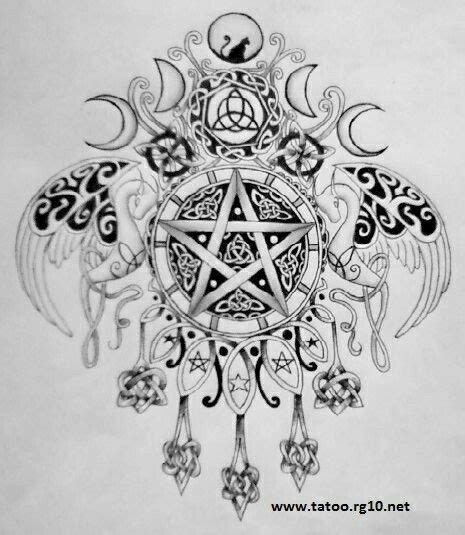 Pin By Gina Holland On Wicca And Spells Wiccan Tattoos Wicca Tattoo