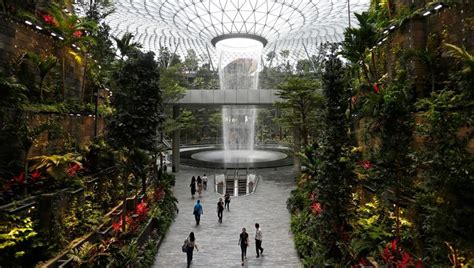 Photos Singapore Changi Airport Unveils Worlds Tallest Indoor