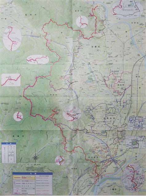 京都トレイル及び西山連峰トレッキングマップ 他 関西地図センター