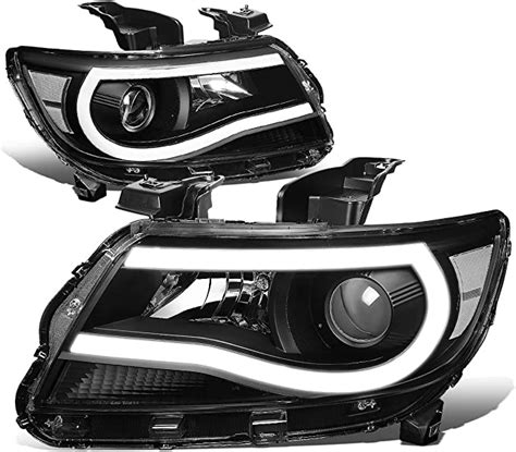 Amazon Dna Motoring Hl Lb Cco Bk Cl T Black Housing Led Drl