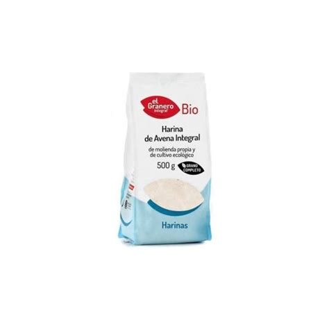 Granero Alimentacion Harina Avena Integral Bio 500g PromoFarma