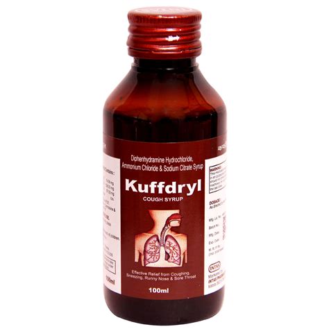 Kuffdryl Syrup 100 Ml Price Uses Side Effects Composition Apollo