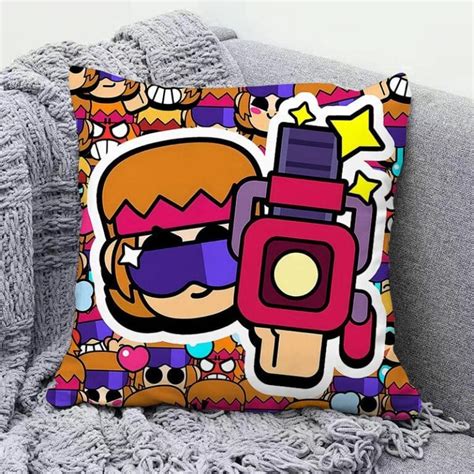 Buster Brawl Stars Printing Throw Pillows Brawl Stars