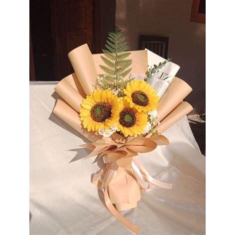 Jual Buket Sunflower Bouquet Bunga Matahari Bouquet Wisuda Shopee