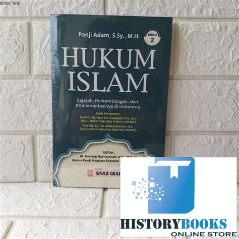 Jual Hukum Islam Sejarah Perkembangan Dan Implementasi Buku Panji