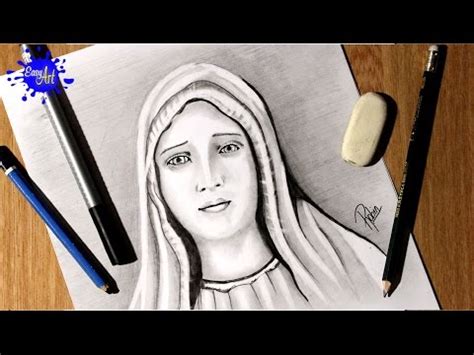 Como Dibujar La Virgen Maria How To Draw The Virgin Mary YouTube