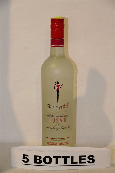 5 Bottles Of Skinny Girl White Cranberry Cosmo