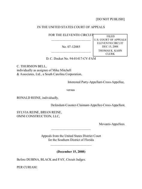 Fillable Online 11th Circuit Oral Argument Fax Email Print Pdffiller