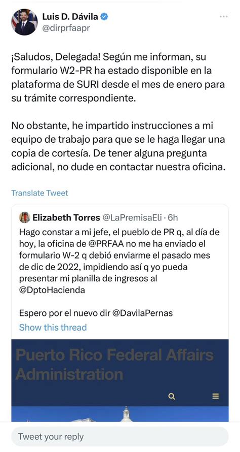 Elizabeth Torres On Twitter Espero Que El VoceroPR Recoja Mi