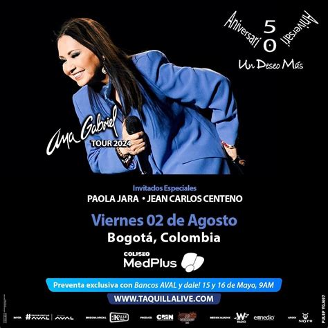 Quiénes son los artistas invitados al concierto de Ana Gabriel en