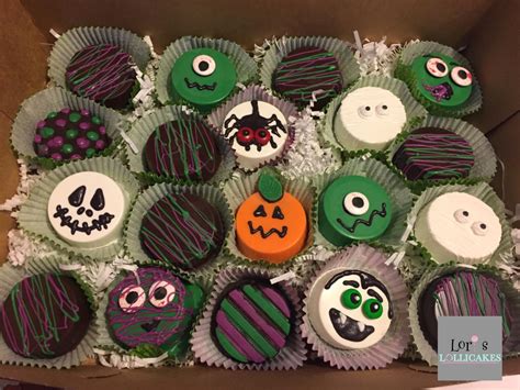 Covered Sandwich Cookies For Halloween Halloween Oreos Covered In Cute