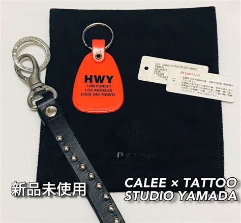 【即日発送】calee キーホルダー Tatoo Studio Yamada